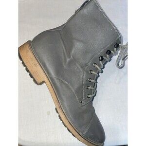 J 75 By Jump Men’s Ankle Boots Sz 13 M Gray Leather Grunge Streetwear Going Out